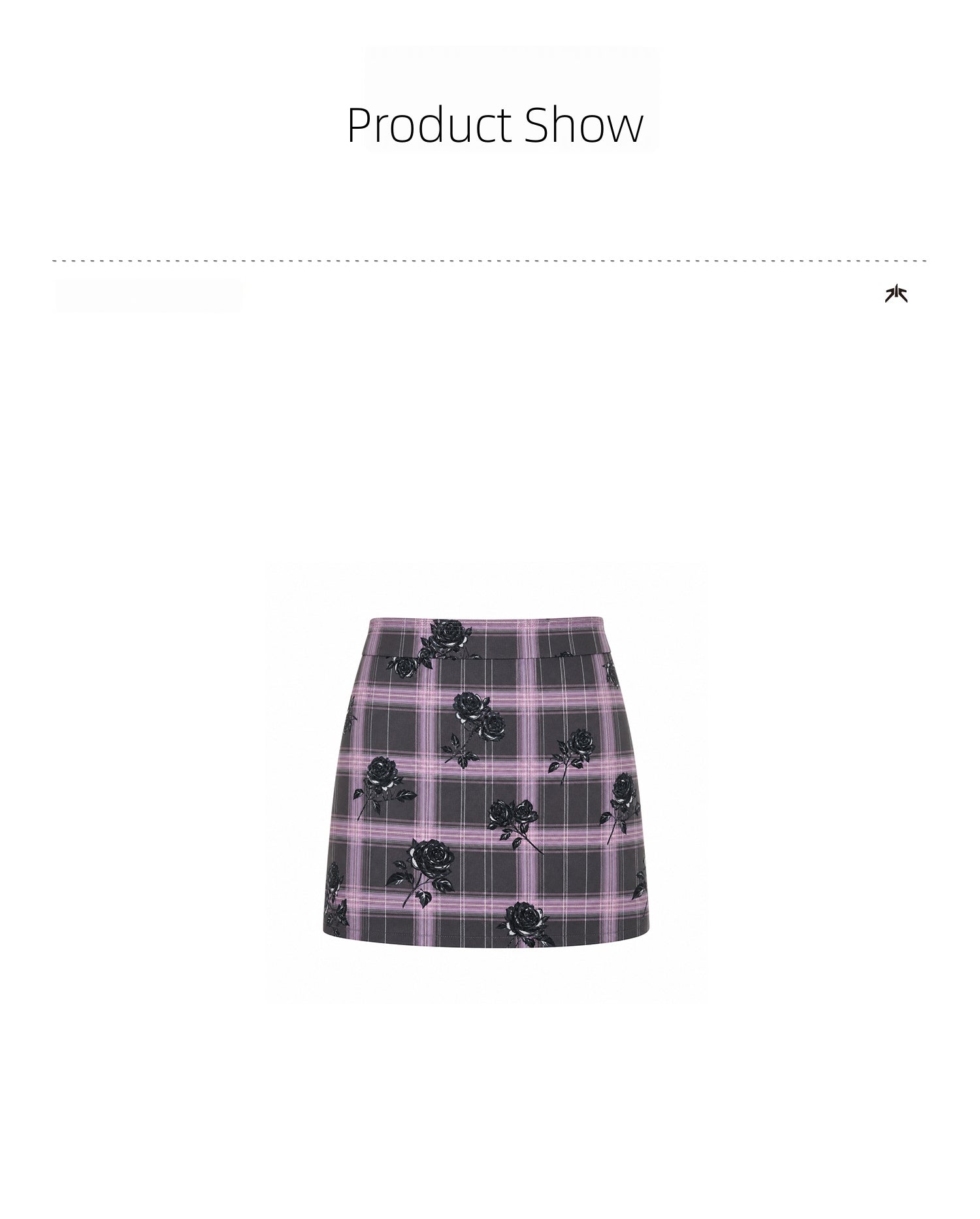 KIMUSSO “Thorn Grid Shadow” Figure-Flattering Quick-Dry Summer Skort