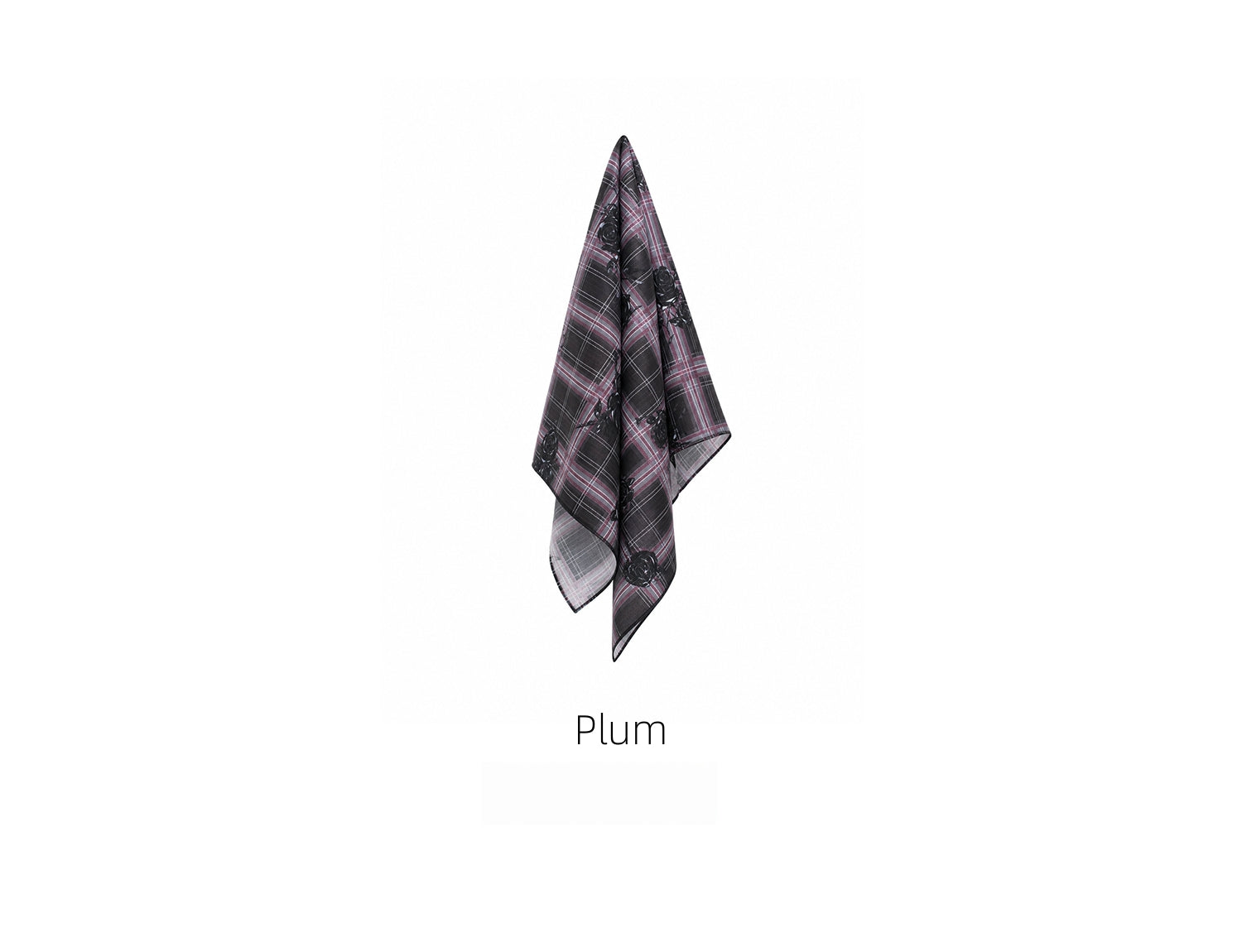 KIMUSSO “Thorn Shadow” Plaid Bandana — Signature Design