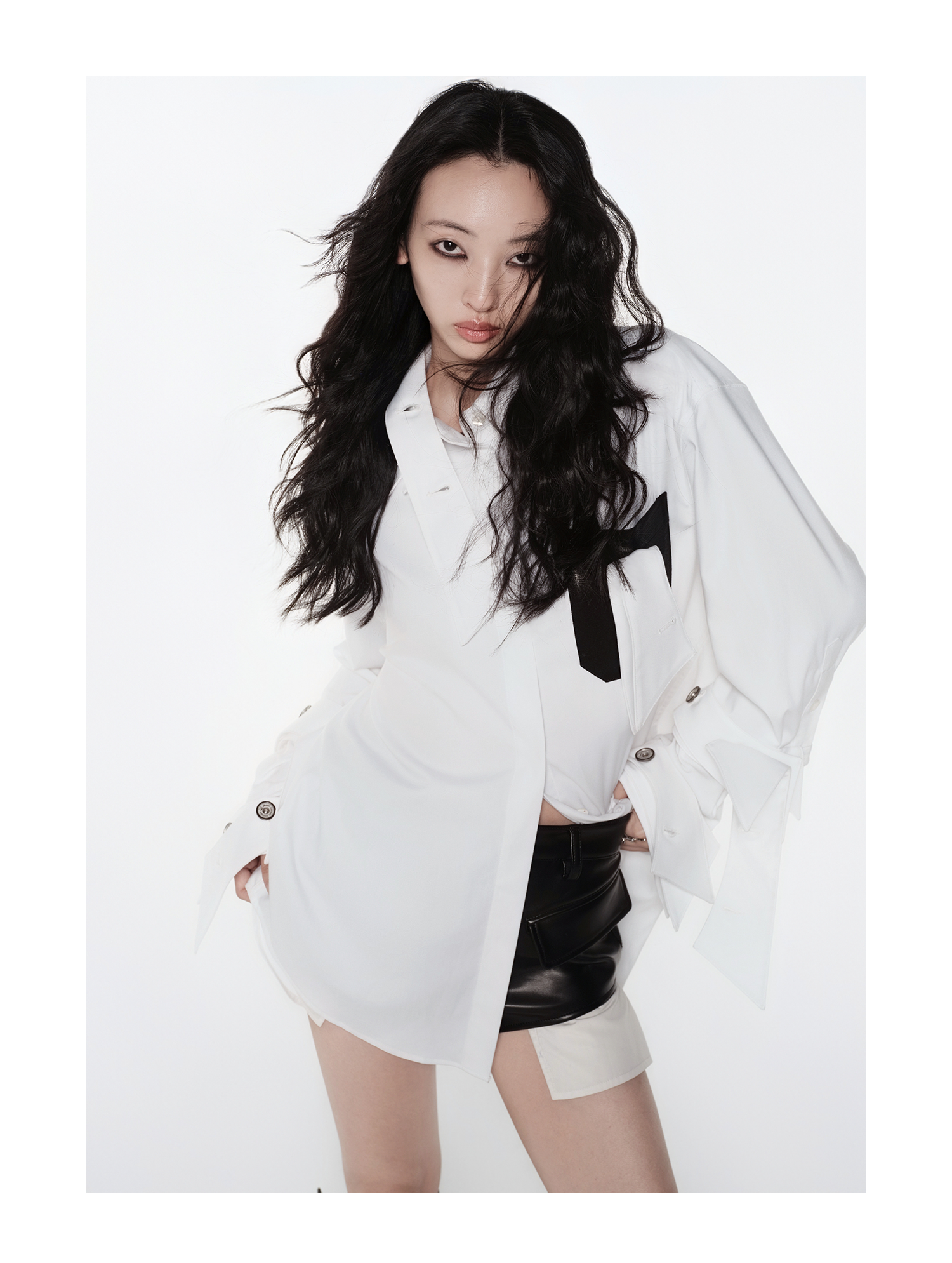 KIMUSSO Multi-Layer Collar Shirt — Signature Original Design