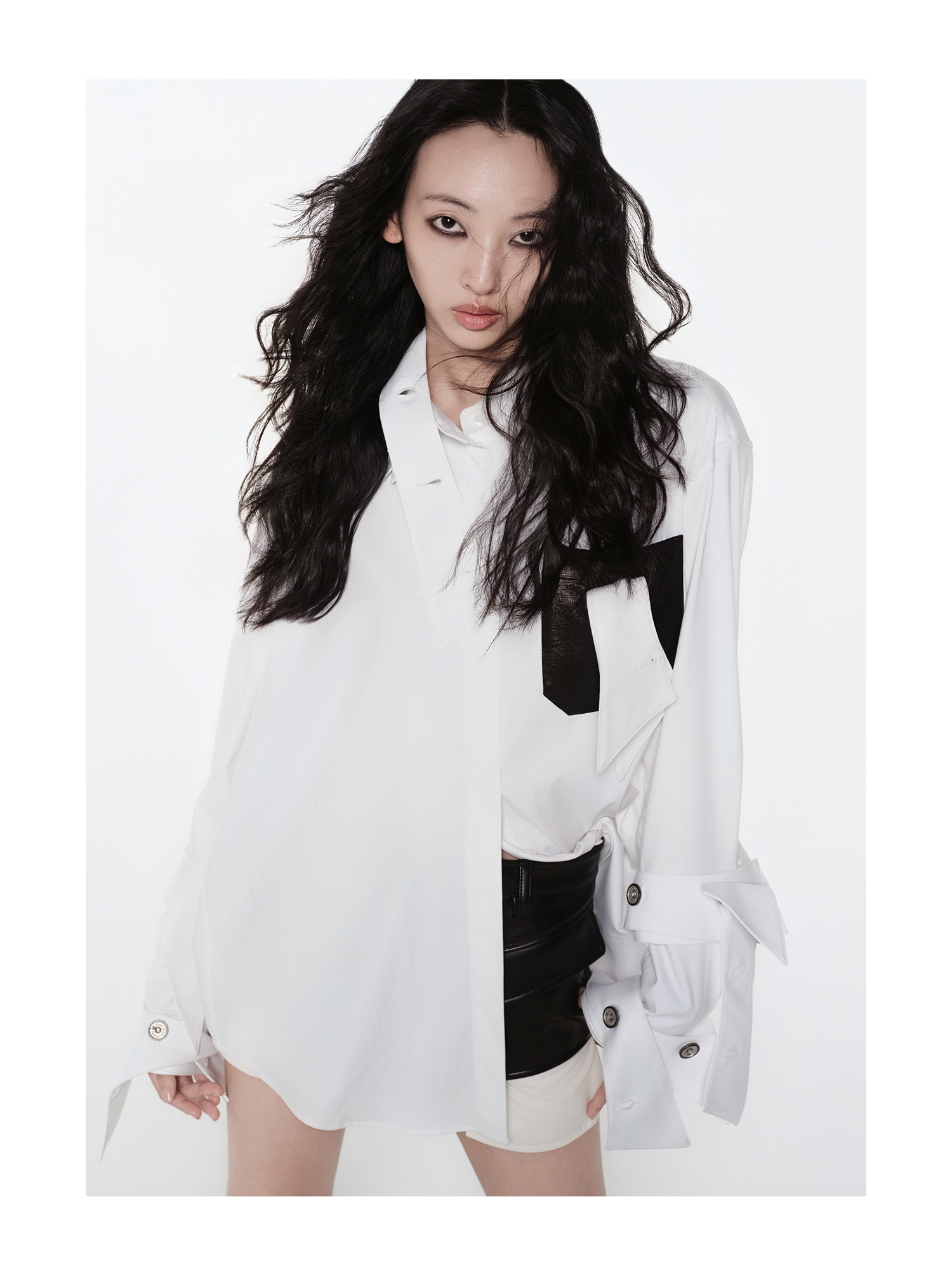 KIMUSSO Multi-Layer Collar Shirt — Signature Original Design