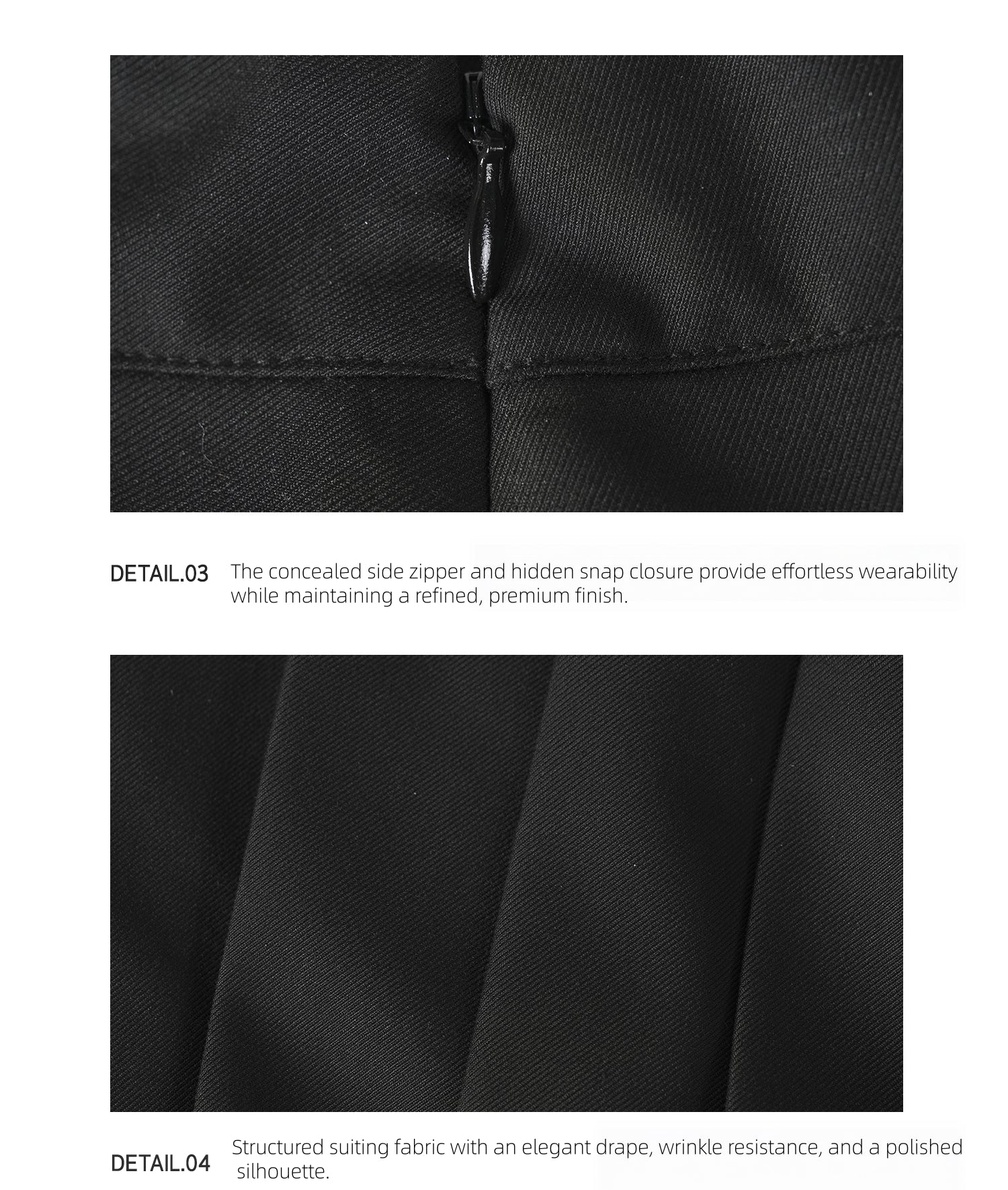 KIMUSSO Double Waistband High-Waisted Pleated Maxi Skirt — Original Designer Piece