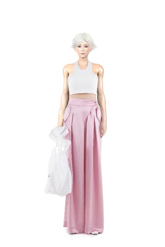 2025KIMUSSO International Fashion Week Stretch vest with neck hanging