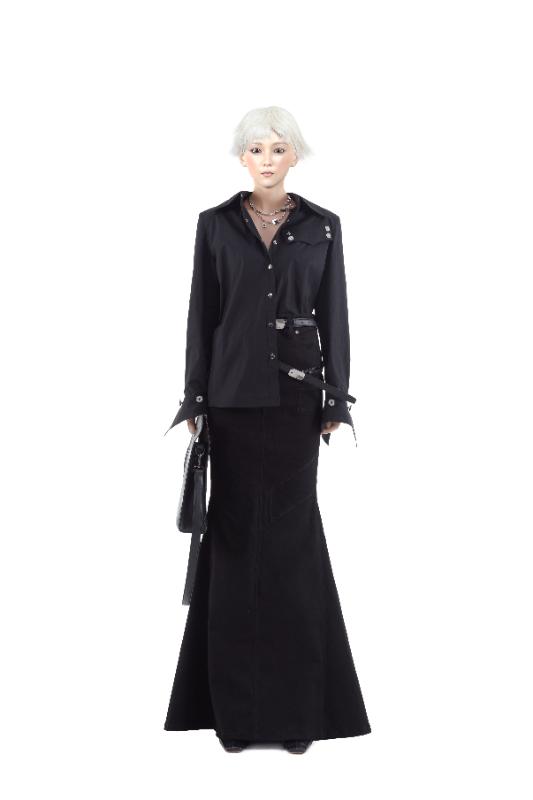 2025KIMUSSO International Fashion Week Deconstruct the shoulder pad shirt