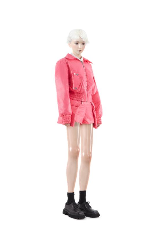 2025KIMUSSO International Fashion Week Silk cotton double-bag shorts