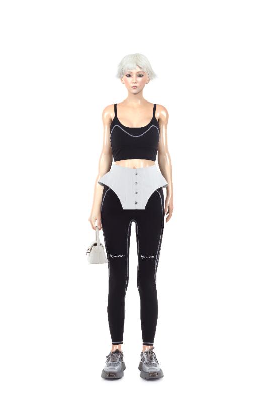 2025KIMUSSO International Fashion Week Silk cotton waist seal