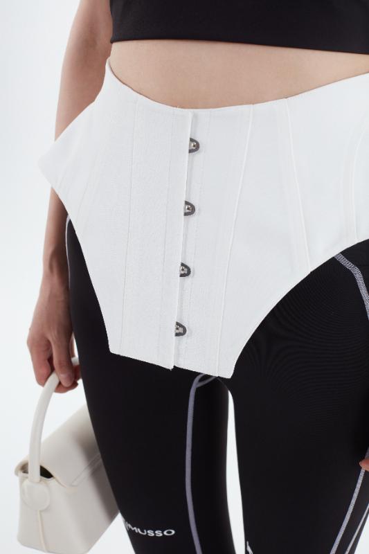 2025KIMUSSO International Fashion Week Silk cotton waist seal