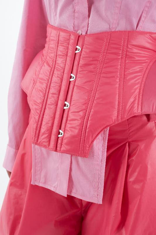 2025KIMUSSO International Fashion Week Silk cotton waist seal