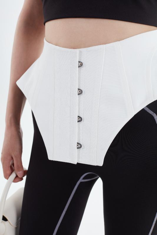 2025KIMUSSO International Fashion Week Silk cotton waist seal