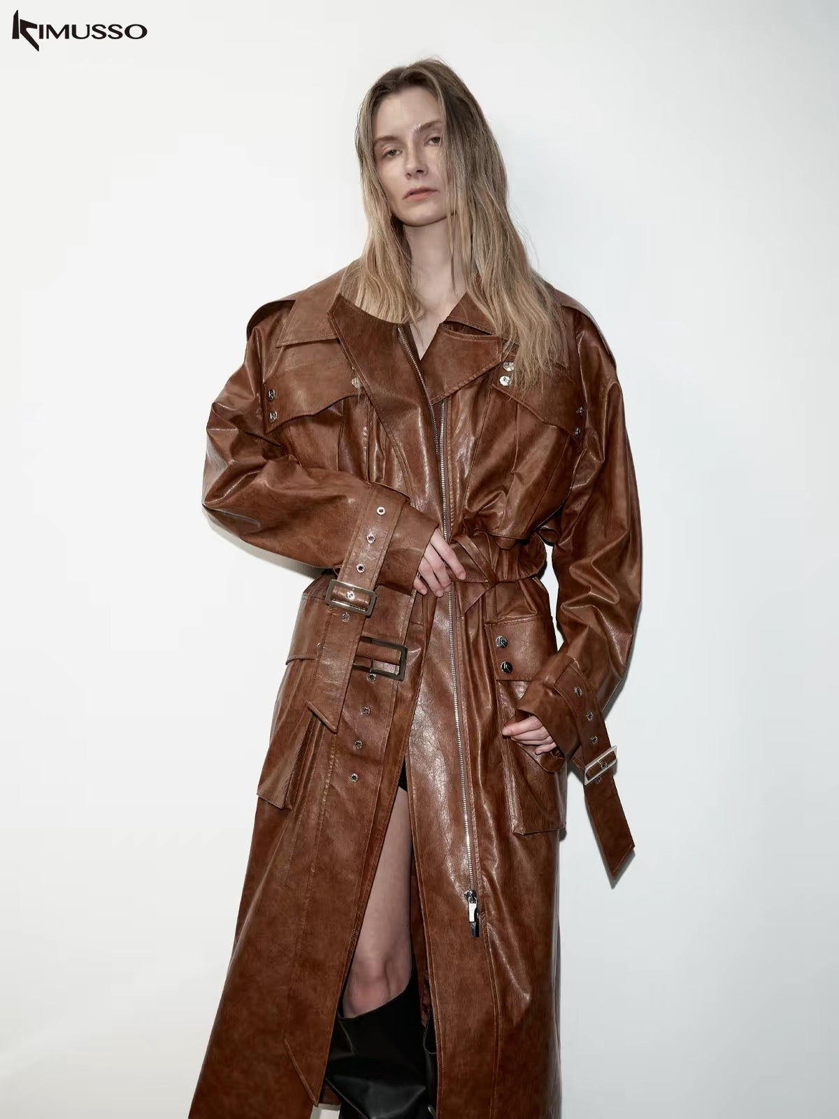 KIMUSSO "Over the Mountain" military coat Man and Woman