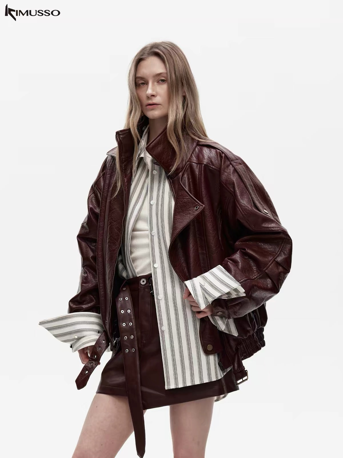 KIMUSSO "Over the Mountain" jacket leather coat