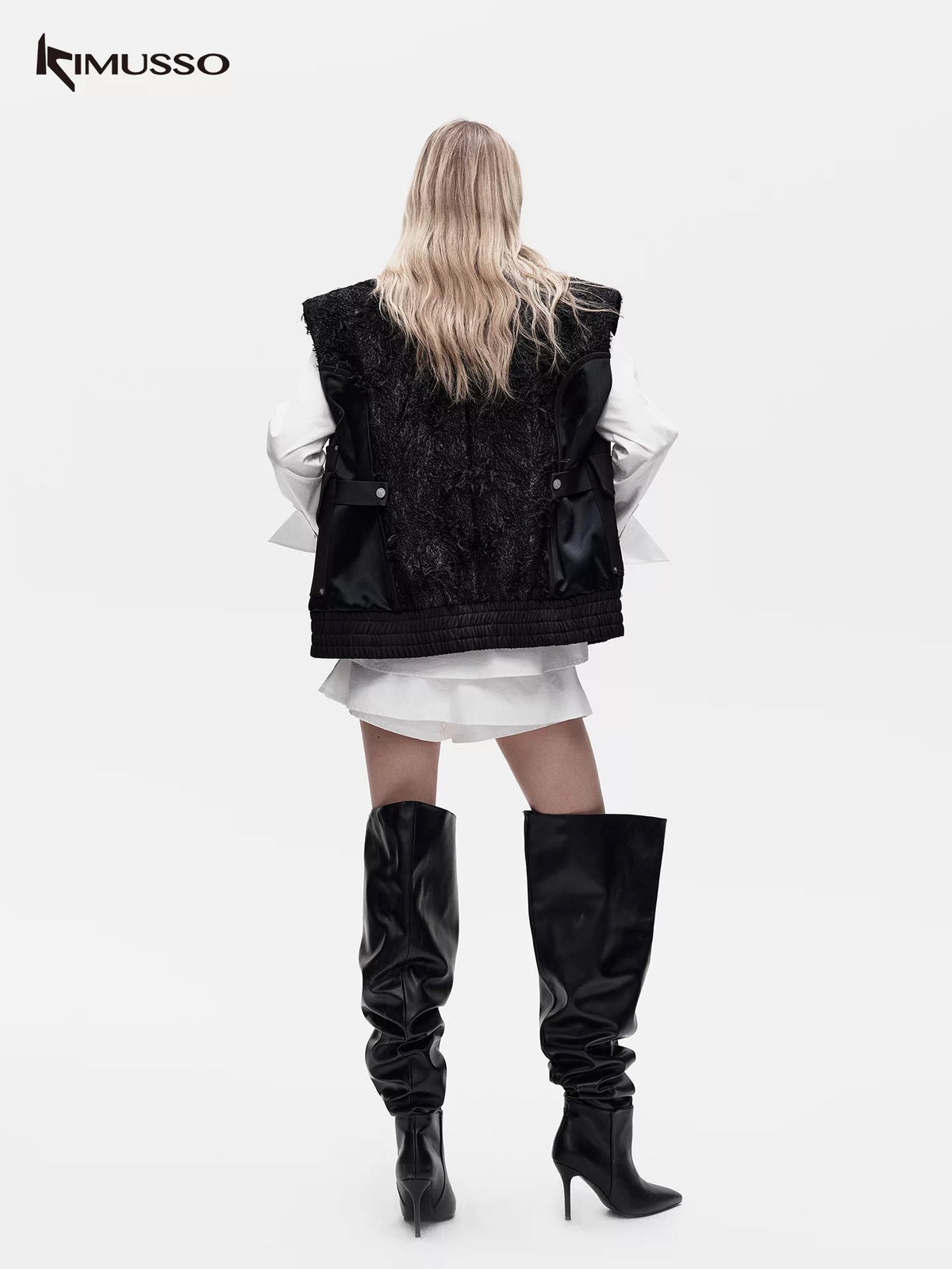 KIMUSSO "over the mountain" acetic acid splicing battle damage vest