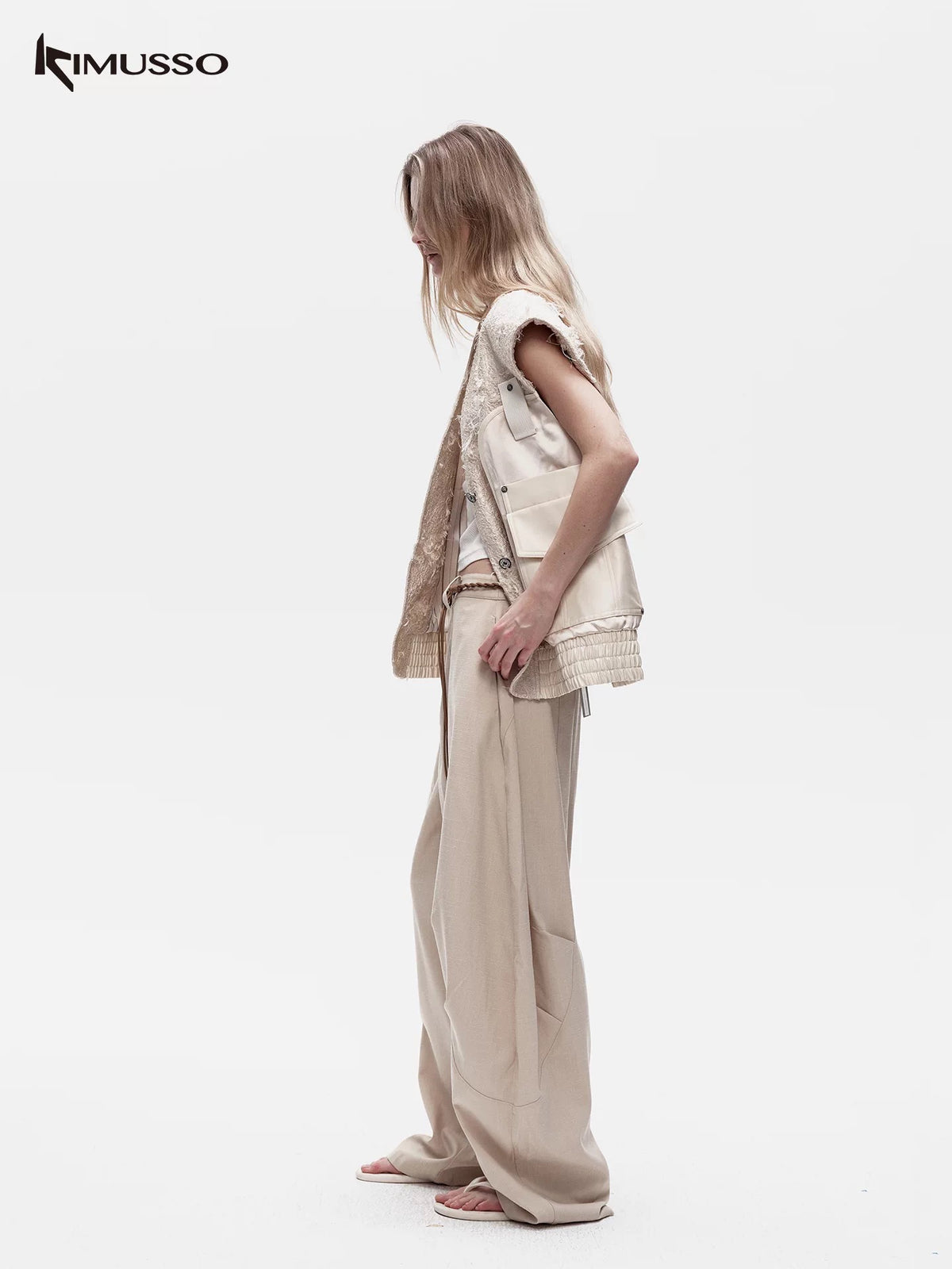 KIMUSSO "over the mountain" acetic acid splicing battle damage vest