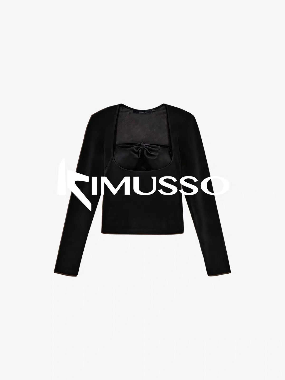 KIMUSSO knitted long-sleeved neck undershirt for women