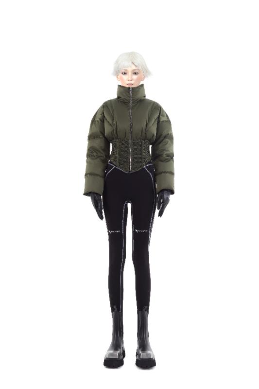 2025KIMUSSO International Fashion Week Short waist down jacket
