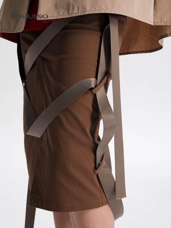 2025KIMUSSO International Fashion Week fashion show mid-length casual commuter long-sleeved single-breasted shirt coat