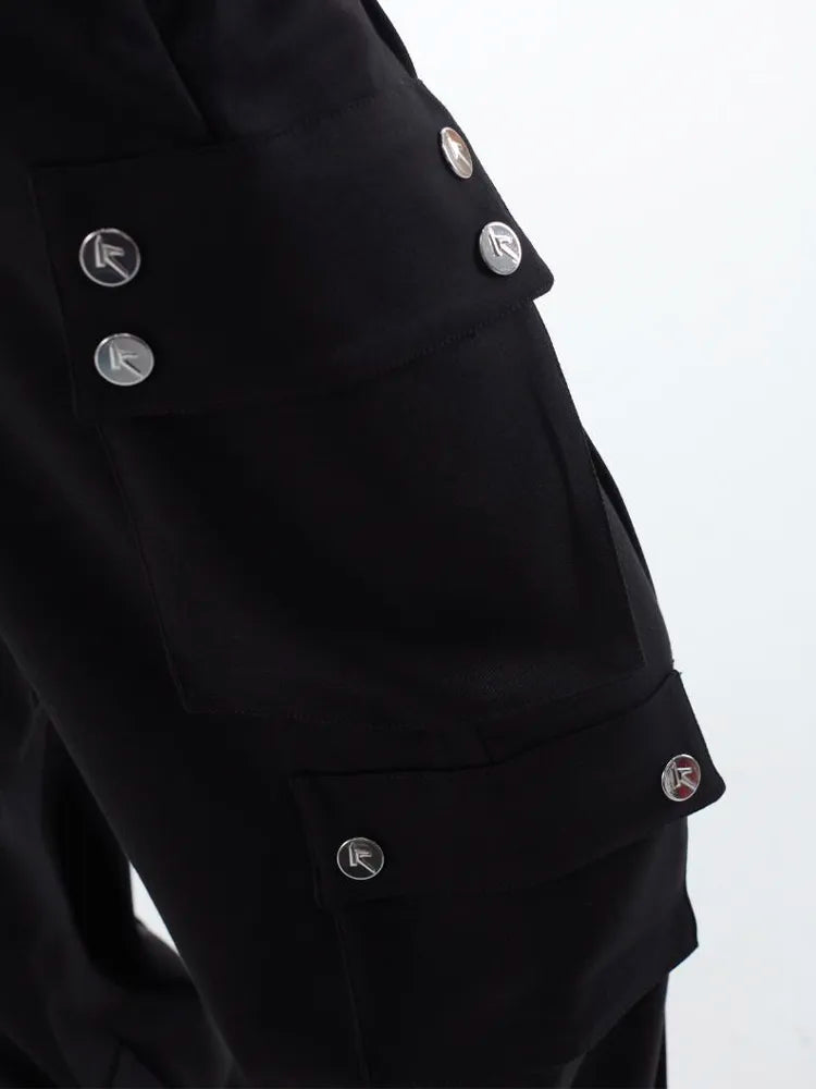 2025KIMUSSO International Fashion Week Autumn new heavy industry vintage standing collar motorcycle leather coat PU jacket jacket