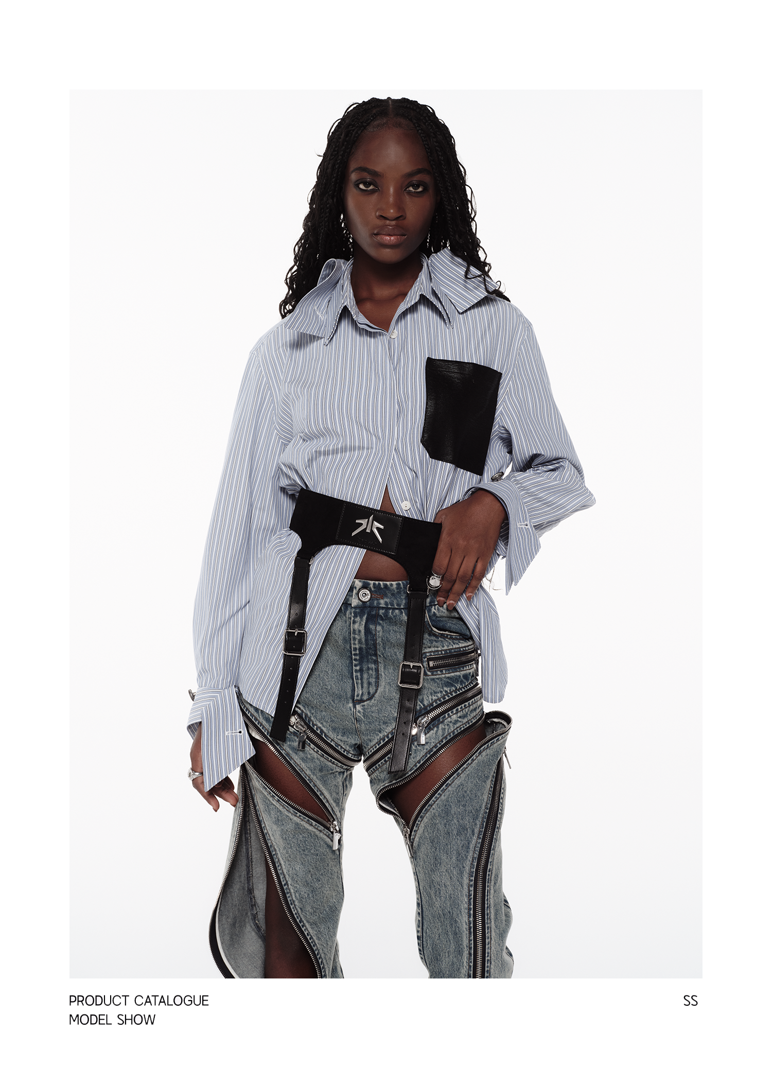 KIMUSSO Multi-Layer Collar Shirt — Signature Original Design