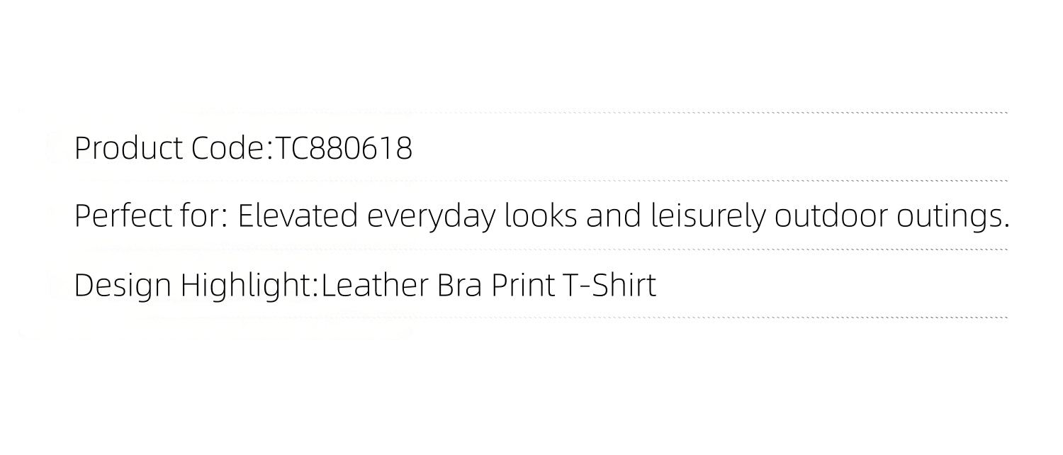 Leather Bustier Graphic Cropped Long-Sleeve Top | KIMUSSO