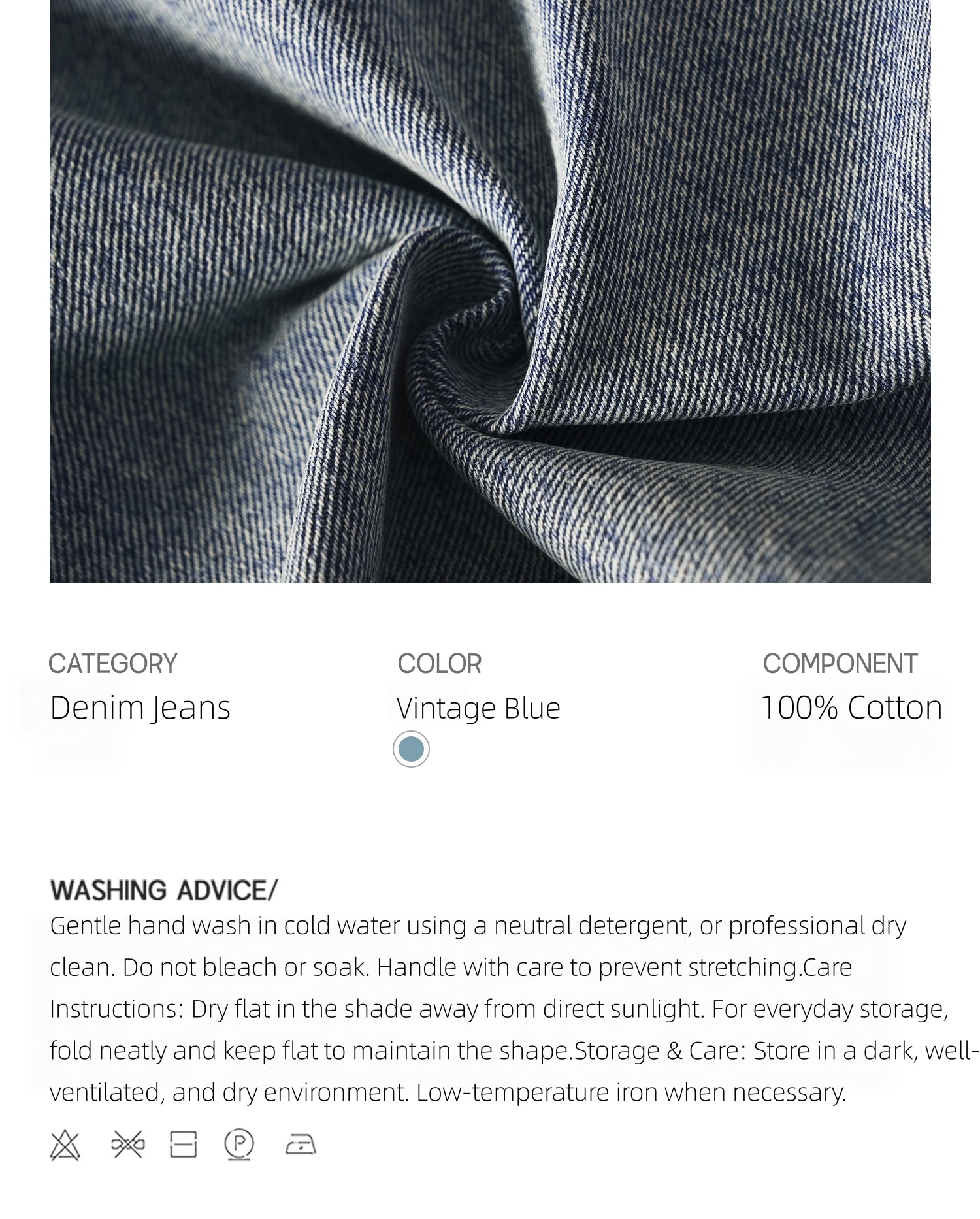 KIMUSSO Layered-Waist Distressed Denim Trousers with a Straight-Leg Silhouette