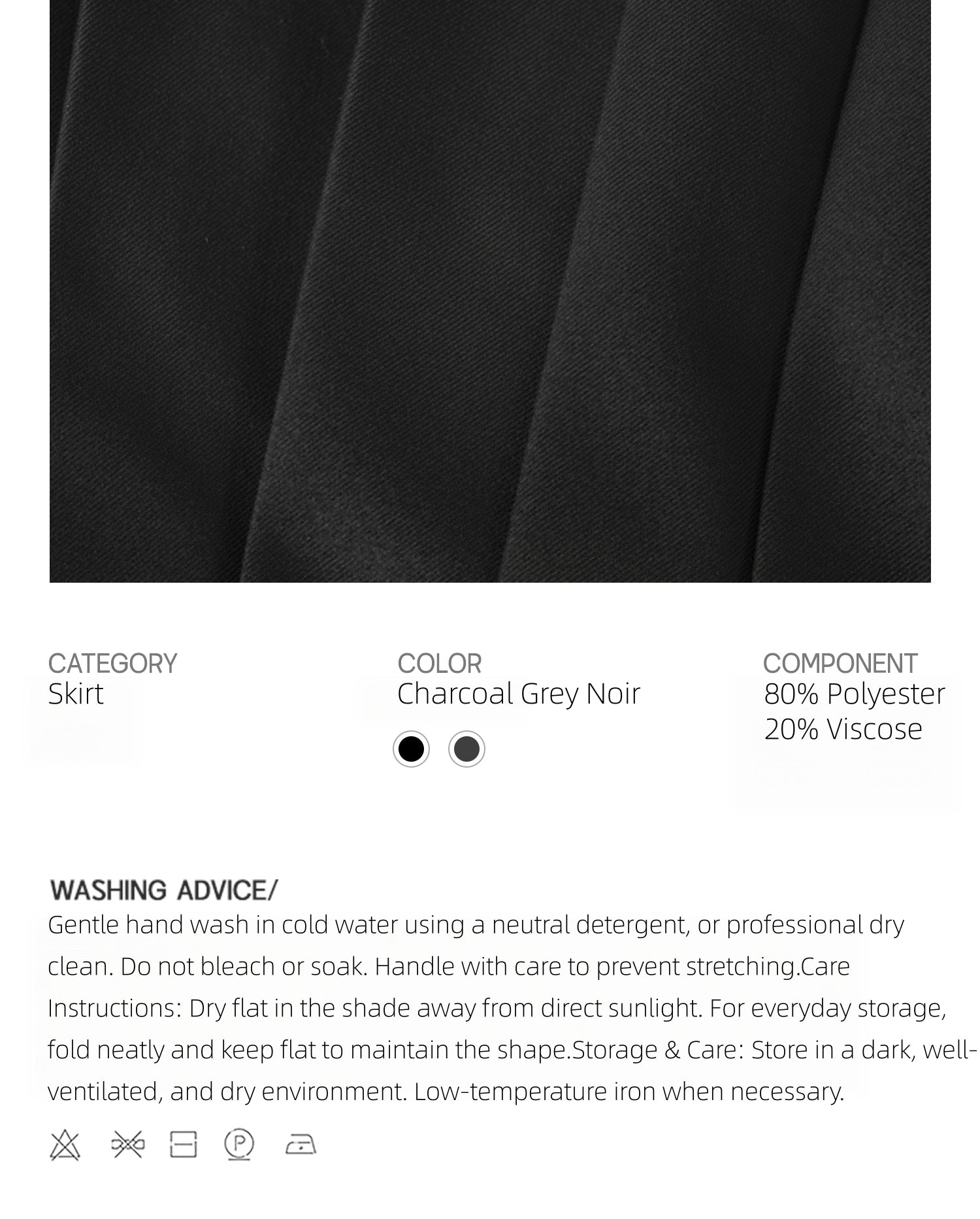 KIMUSSO Double Waistband High-Waisted Pleated Maxi Skirt — Original Designer Piece