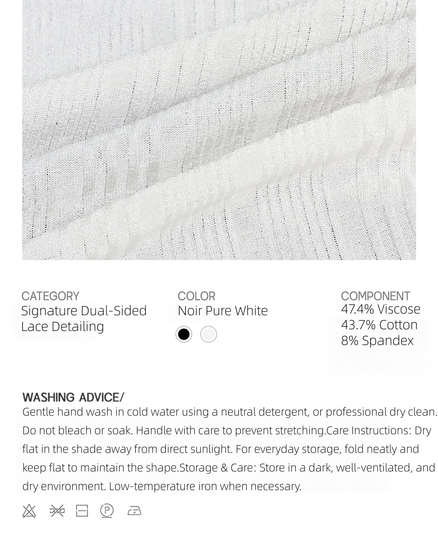 KIMUSSO Double-Sided Lace Knit Hollow-Out Sleeveless Top