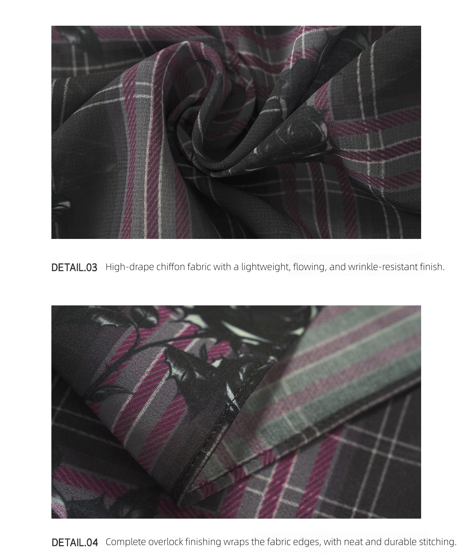 KIMUSSO “Thorn Shadow” Plaid Bandana — Signature Design