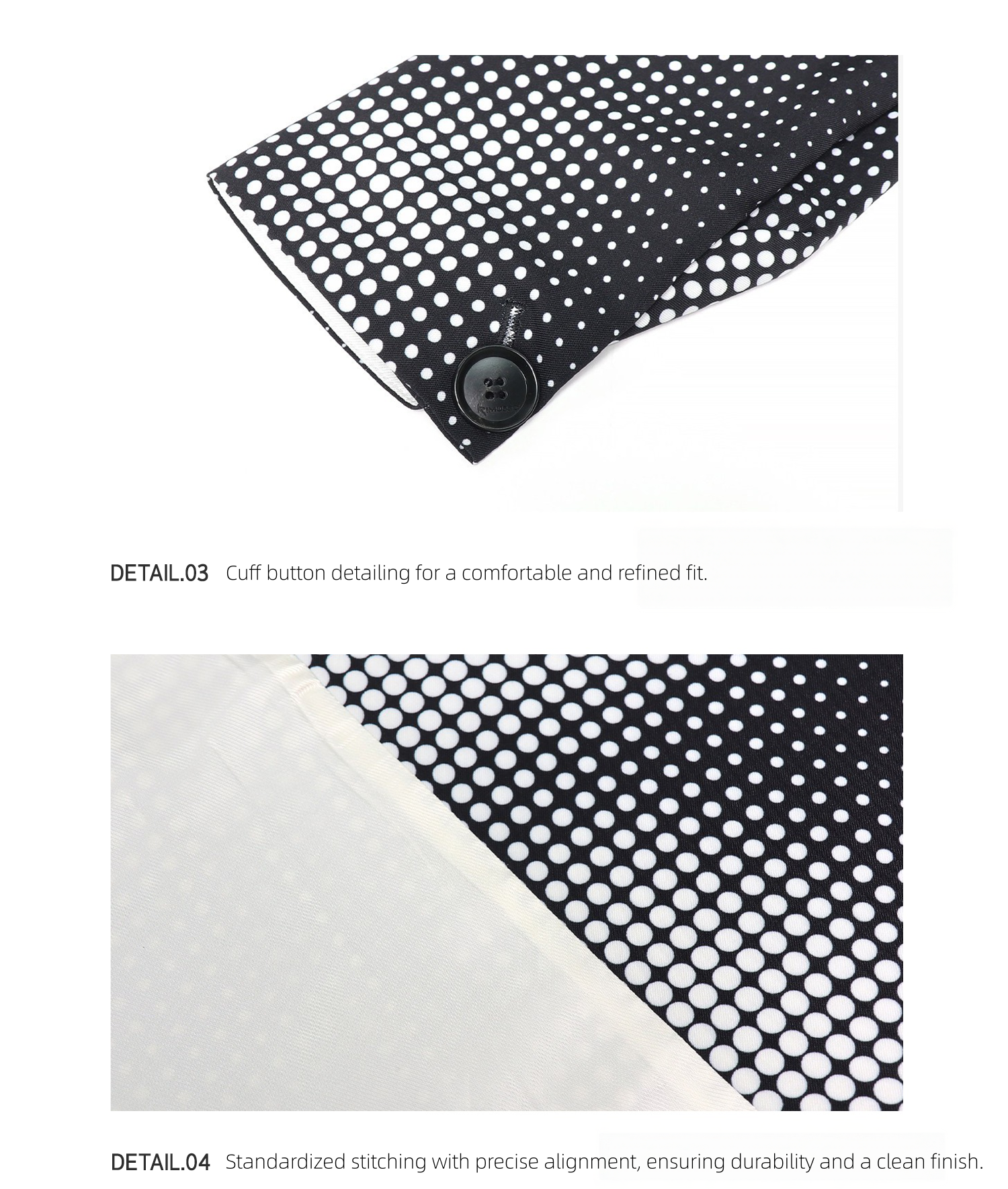 KIMUSSO “Polka Dot Waltz” Signature Fitted Polka Dot Blazer