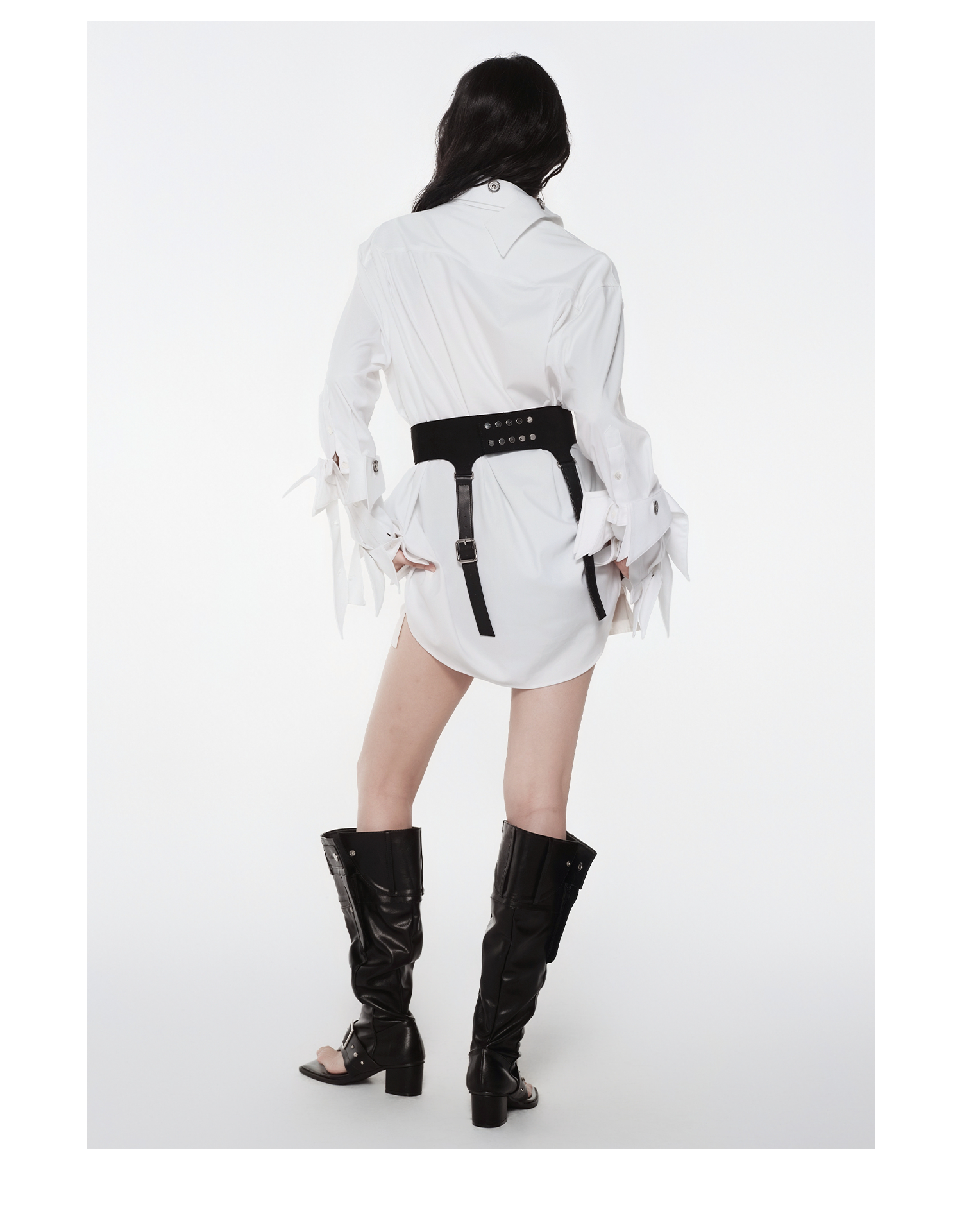 KIMUSSO Multi-Layer Collar Shirt — Signature Original Design