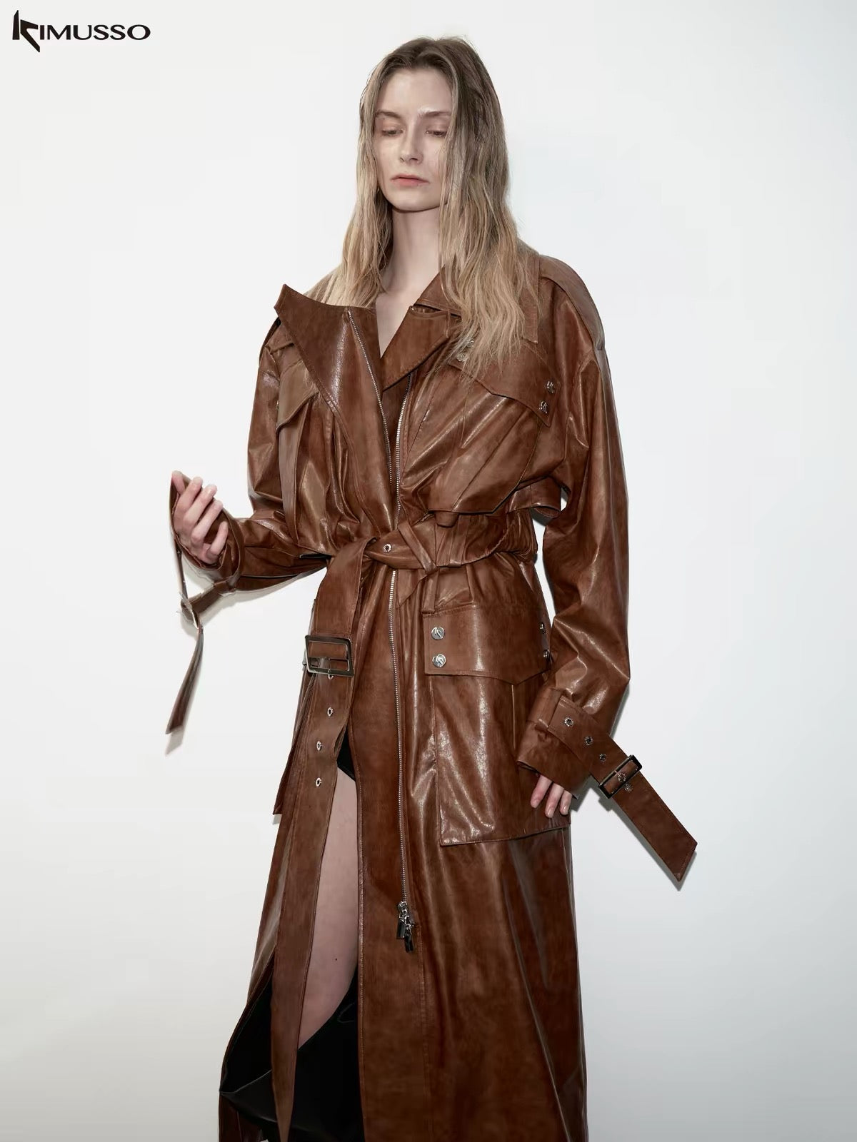 KIMUSSO "Over the Mountain" military coat Man and Woman