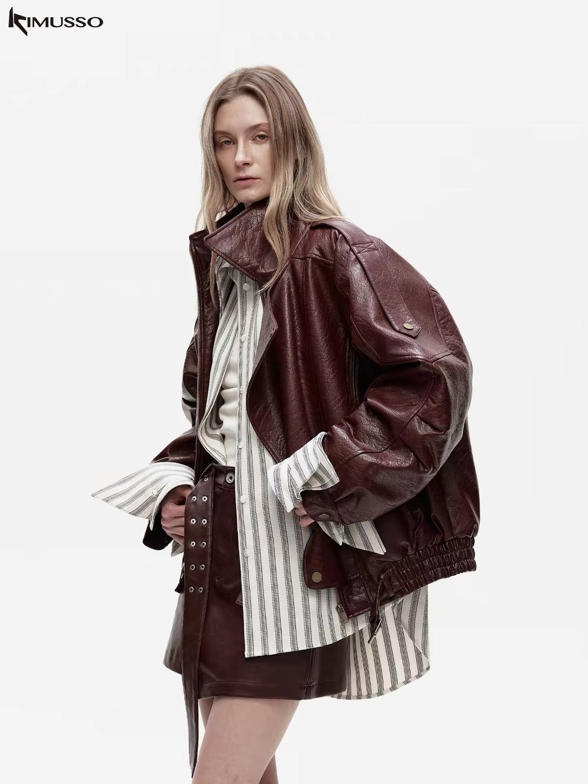 KIMUSSO "Over the Mountain" jacket leather coat