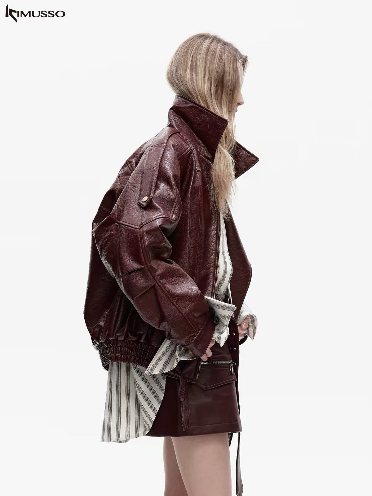 KIMUSSO "Over the Mountain" jacket leather coat